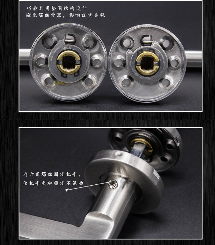 95视频在线观看网站95视频网 RLH-18+RML-07+RCR-01不锈钢防盗门锁